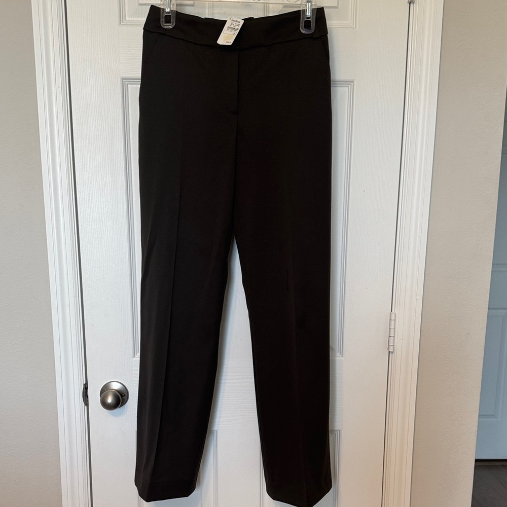 Armani Collezioni Black Women's Dress Trousers - Straight Leg